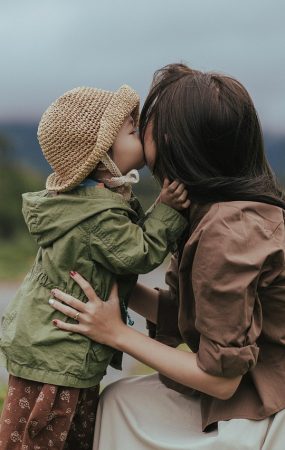mother, daughter, kiss, parent, child, people, family, love, closeup, mom, happy mothers day, mum